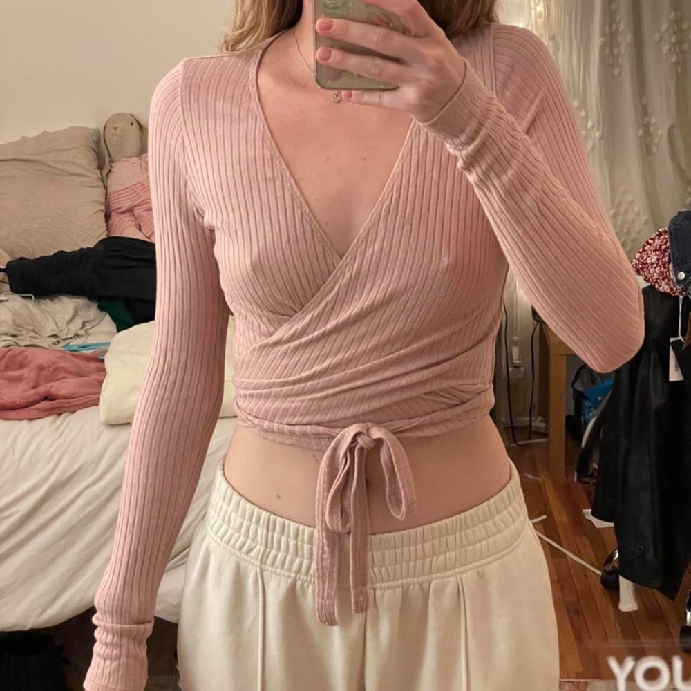 Reformation Petalo Top (Rose)